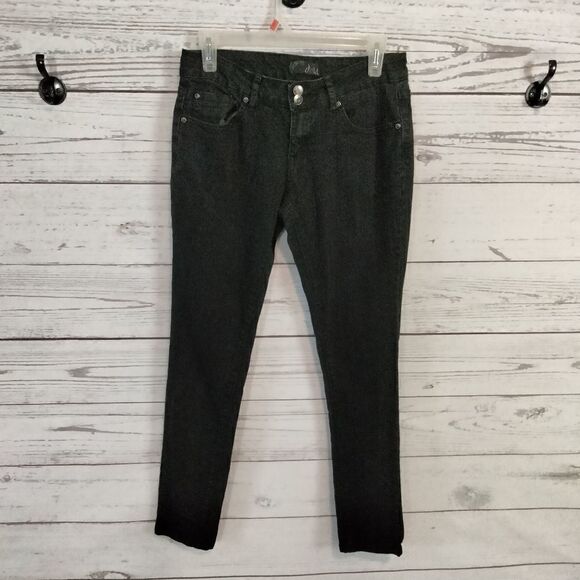 "Dots" woman's black jeans  - Picture 1 of 7